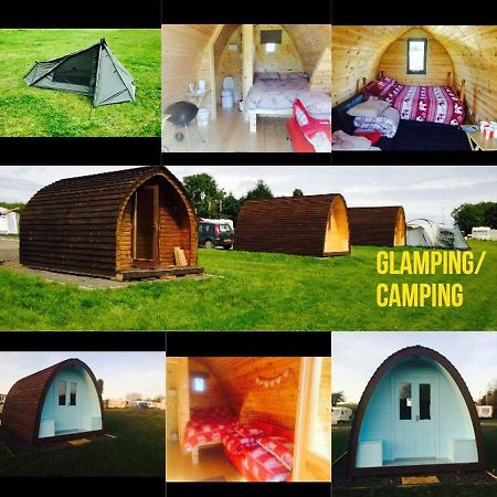 Meadow Glamping Hotel Carmarthen Bagian luar foto